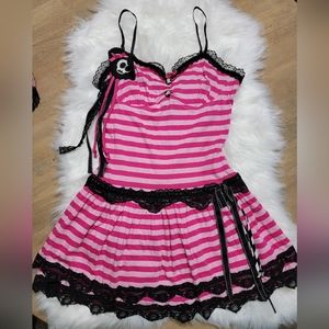 Punk pirate dress/costume NWOT